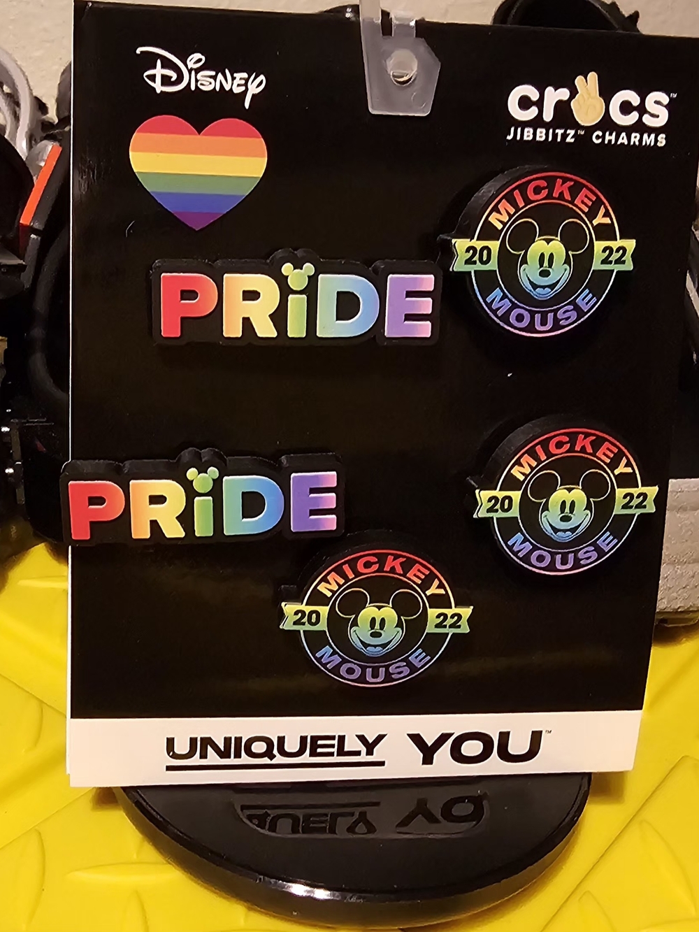 Authentic Disney x Crocs Pride Jibbitz - Rainbow PRIDE